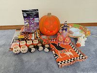 Group shot of all Halloween and fall décor items