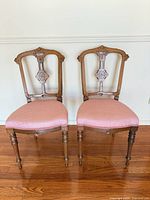 Front view of both dining chairs