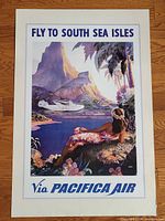Full view of the Pacifica Air travel poster
