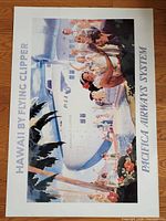 Front view of the Pacifica Airways System travel poster