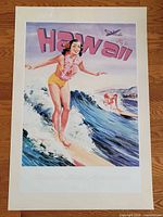 Full view of poster showing artwork and borders