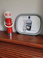 Tray and bar light side-by-side for scale and overall view