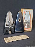 Metronome without cover, cover, box and instruction sheet