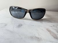 Front view of sunglasses showing frame and lenses