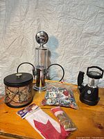 Group shot of all items on table
