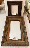 Both wooden frames front view
