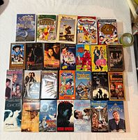 Full layout of all 25 VHS tapes