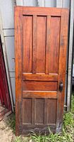 Full view of cedar door front
