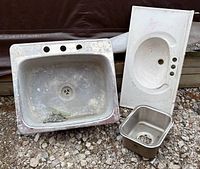 All three sinks side by side