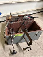 Overall toolbox with contents visible