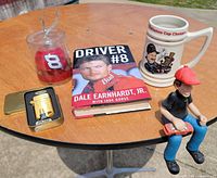Group shot of all five items on table