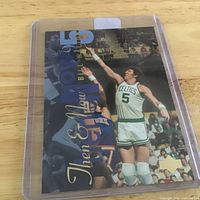 Front of Bill Walton Then and Now card in toploader