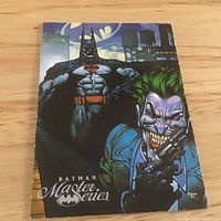 Batman Master Series card with Batman and Joker
