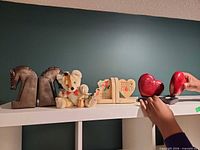 Full lot showing all items lined on shelf