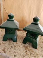 Full view of both lanterns showing size and matching design