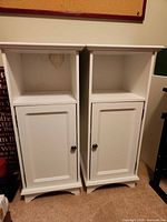 Front view of both nightstands