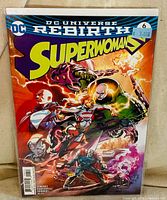 Front cover of DC Universe Rebirth Superwoman #6 comic bagged and boarded
