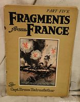 Front cover of 1918 Fragments from France Part Five booklet