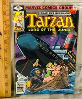 Front cover of Tarzan Lord of the Jungle #29 in bag