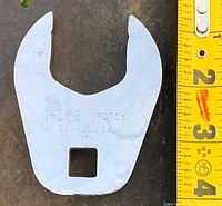 Front view of Proto 1-3/8 in crowfoot wrench head showing model stamp