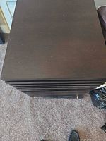 top view showing square surface and finish