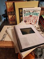 Group view of album, inserts, book