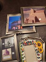 Group shot showing all five frames, sizes and styles visible