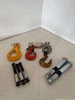 All hooks, lag bolts and wedge anchors grouped