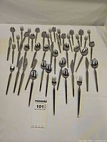all 46 pieces laid out