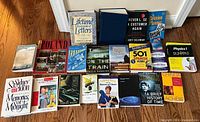 Full layout showing 20+ assorted books