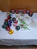 Group shot of all holiday items on table