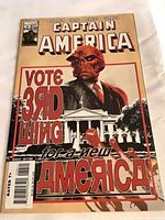 Full front cover of Captain America comic showing complete artwork and condition