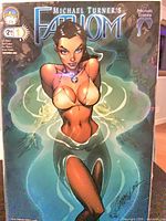 Front cover with character art and signature