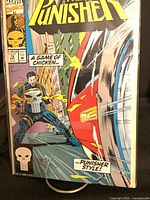 Front cover of The Punisher #32 in protective bag