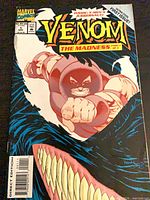 Front cover of Venom #1 The Madness Part 1 comic