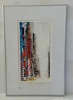 Full framed artwork vertical view