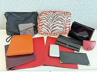 Group shot of all accessories displayed on surface