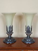 Both matching bedside lamps side by side