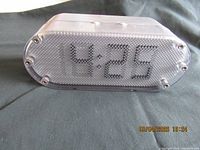 Front view showing pin matrix time display