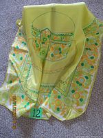 Full scarf showing overall design and scale