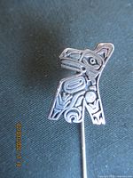 Front view showing thunderbird motif