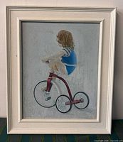Framed watercolor full view