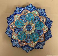 Front view showing intricate minakari design and colors