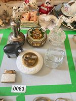 Group shot of all decor items within lot boundary