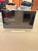 Front view of Asus monitor on stand