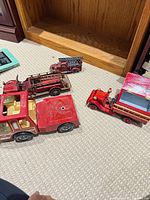 Group view showing three of the fire trucks