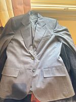 Grey blazer front view