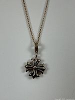 Close-up of pendant on chain
