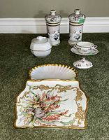 Group shot of all porcelain pieces