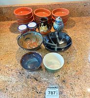 Full lot overview on countertop